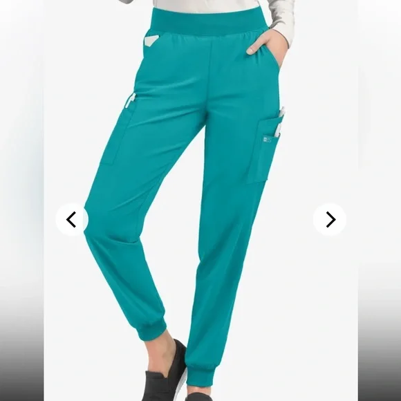 Easy STRETCH Mila Women's 7-Pocket Jogger Scrub Pants - Picture 1 of 5